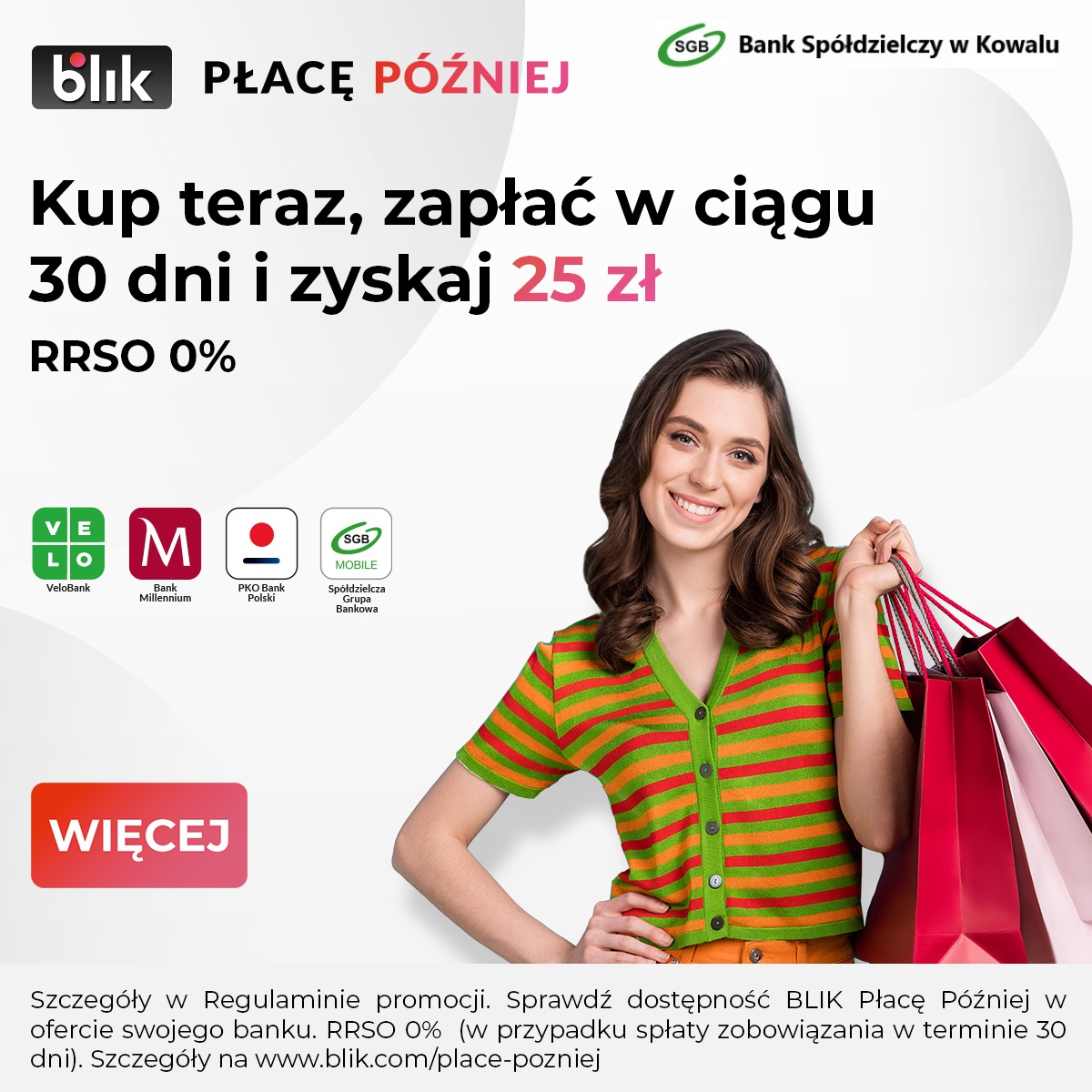 BLIK - kup teraz, zapłać w ciągu 30 dni i zyskaj 25 zł